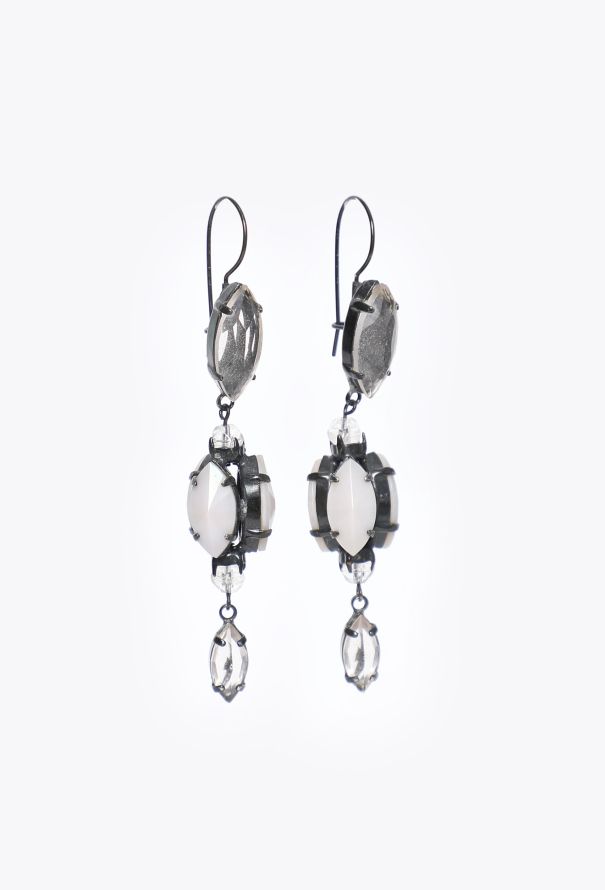 Jean Paul Gaultier Glass Chandelier Earrings - 2