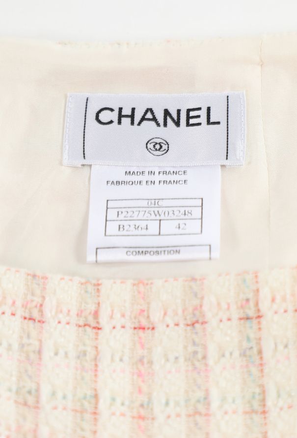 Chanel Tweed & Silk Lavallière Ensemble, Resort 2004 - 9