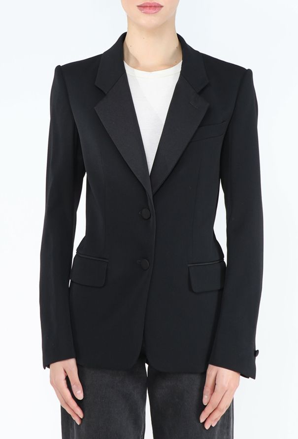 Saint Laurent S/S 2005 Classic Smoking Blazer - 1