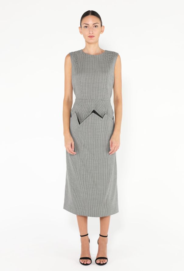 Comme des Garçons 2019 Houndstooth Midi Dress - 1