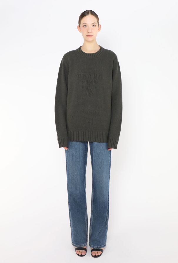 Prada 2023 Cashmere Logo Sweater - 2