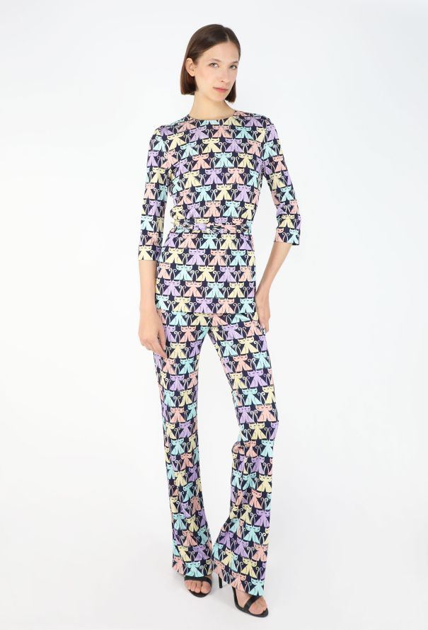 Miu Miu 2017 Belted Cat Print Ensemble - 1