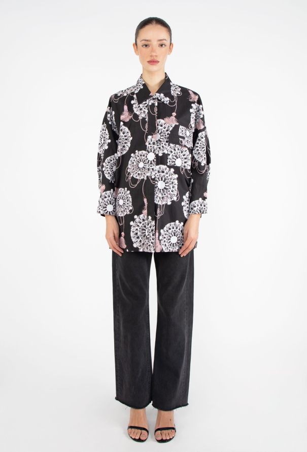 Hermès S/S 2022 ‘Cliquetis' Aquarelle’ Shirt - 4