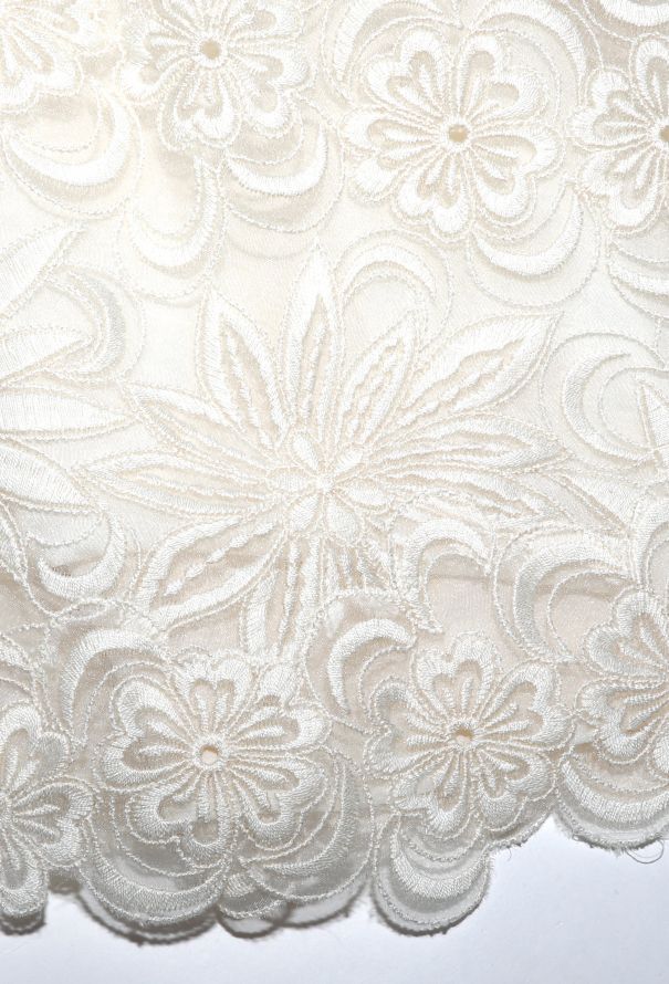 Valentino Belted Floral Lace Romper - 6