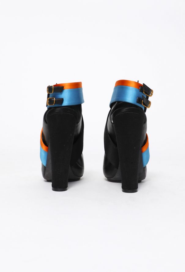 Balenciaga Resort 2010 Satin Wrap Slingbacks - 6 Balenciaga Resort 2010 Satin Wrap Slingbacks - 6