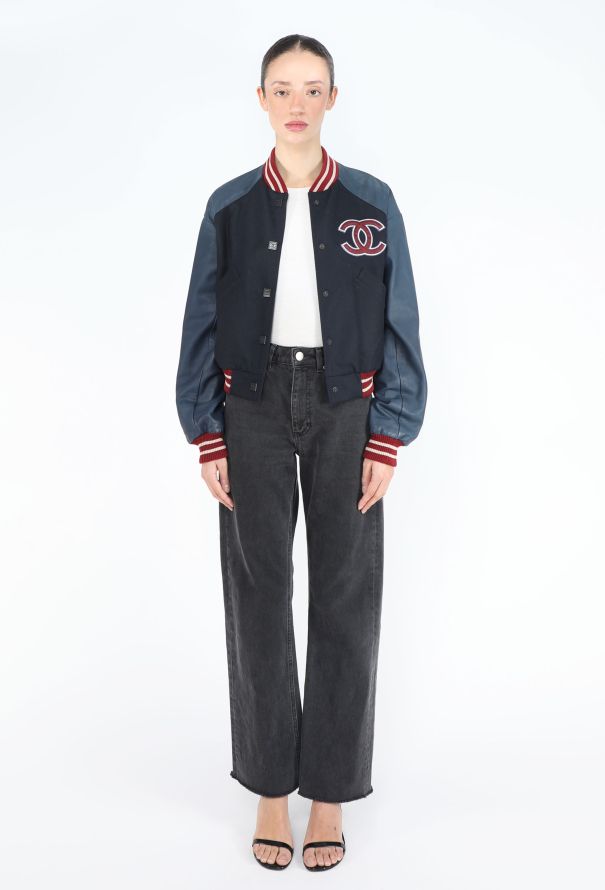 Chanel CAMPAIGN S/S 2004 Varsity Bomber Jacket - 2