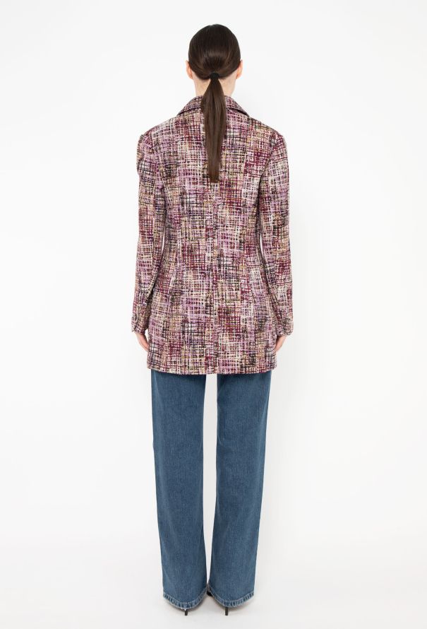 Chanel RARE S/S 1998 Tweed Bodycon Jacket - 6 Chanel RARE S/S 1998 Tweed Bodycon Jacket - 6