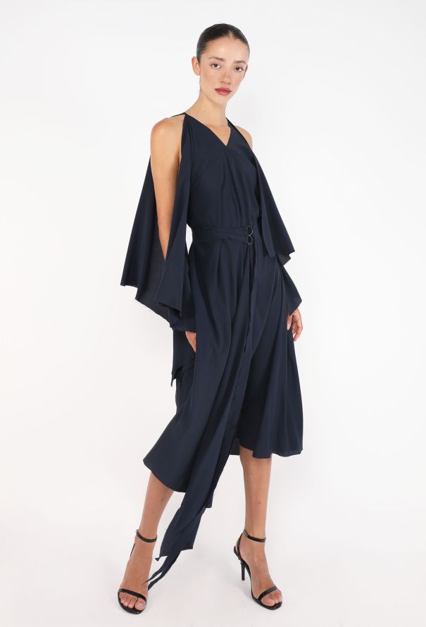 Balenciaga Layered Silk Halter Dress, F/W 2000 - 4