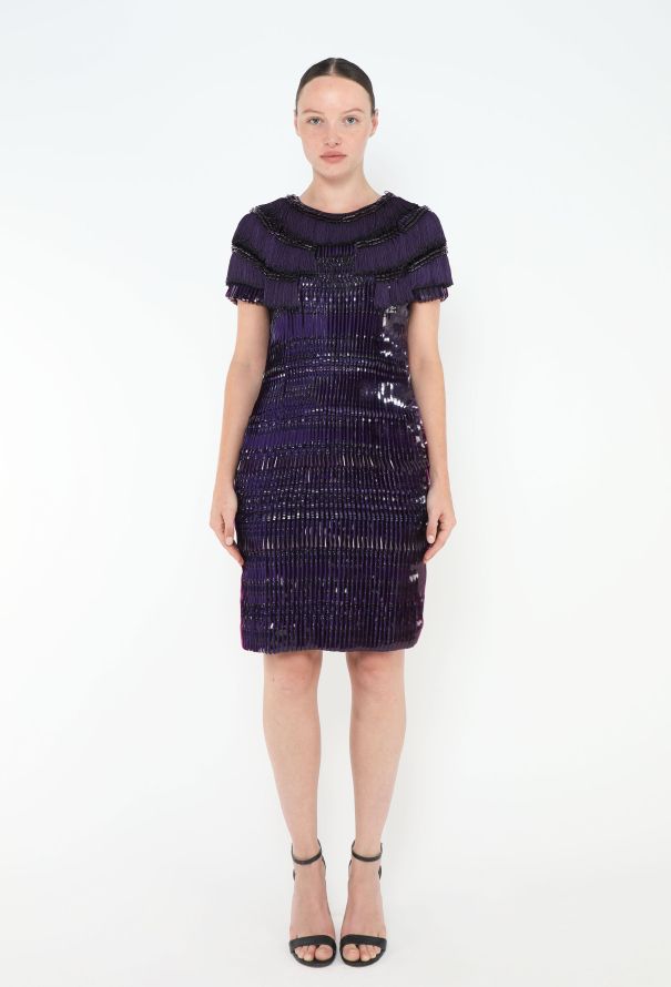 Gucci S/S 2011 Hand-Beaded Fringe Dress - 1