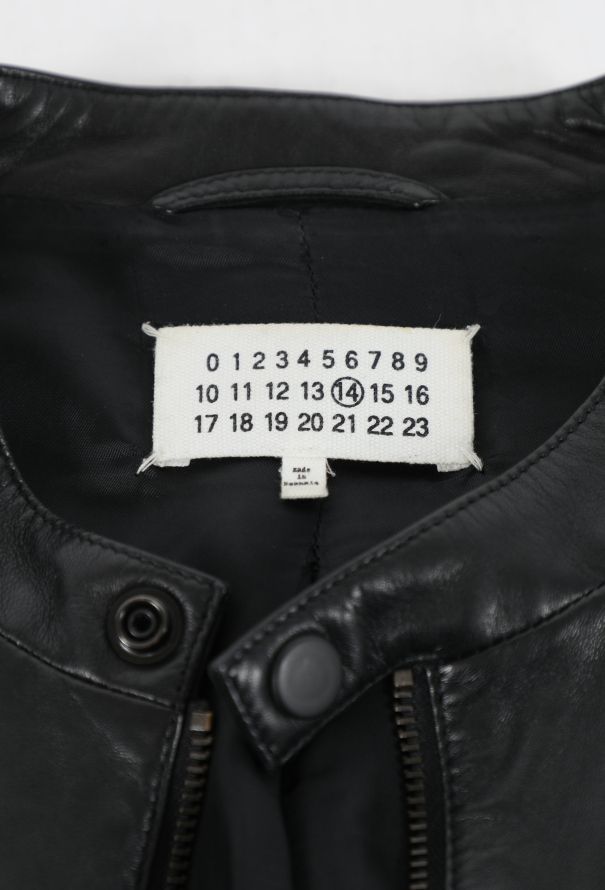 Maison Margiela 2013 Leather Moto Jacket - 7