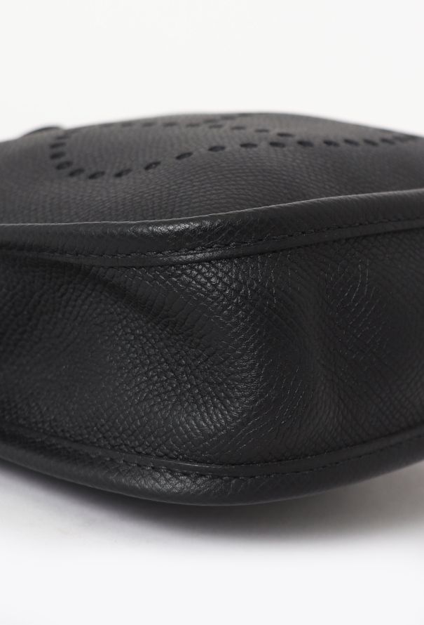 Hermès Black Epsom Mini Evelyne Bag - 10