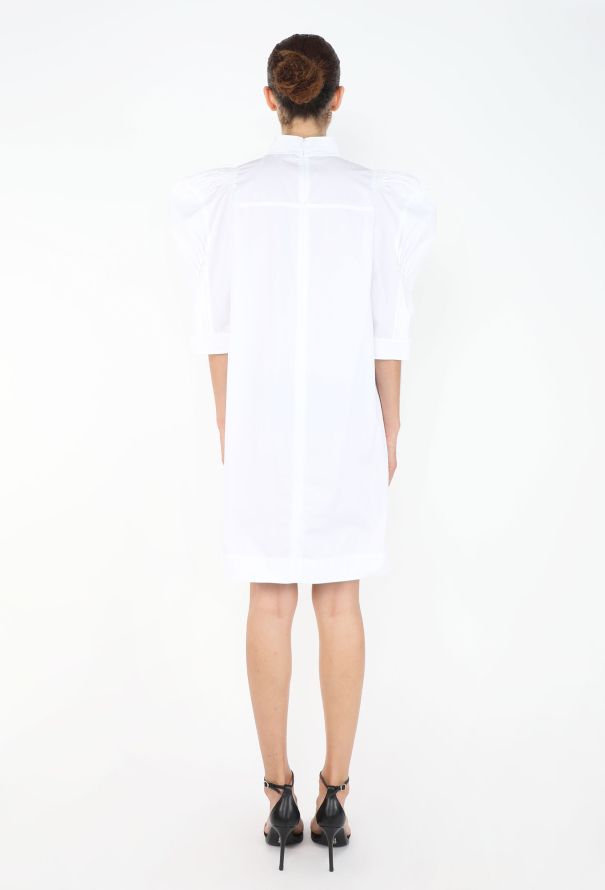 Chloé Puff-Sleeve Cotton Dress - 4