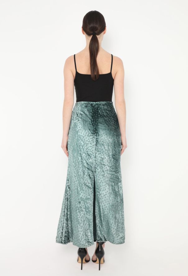Voyage '90s Embellished Velvet Skirt - 3