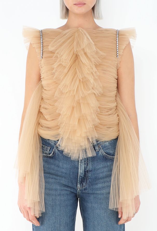 Khaite S/S 2020 Dionne Tulle Top - 3