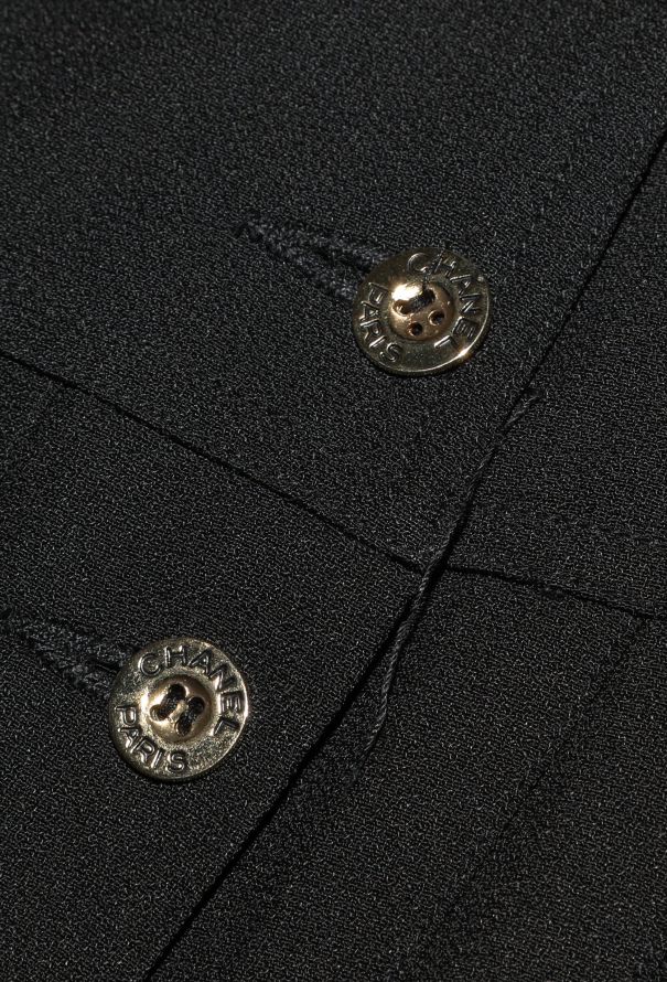 Chanel '90s Pleated Button Skirt - 6 Chanel '90s Pleated Button Skirt - 6