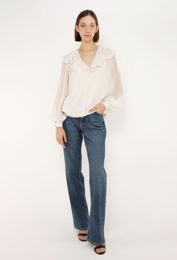 Chanel 2019 Layered Chiffon Blouse - 3