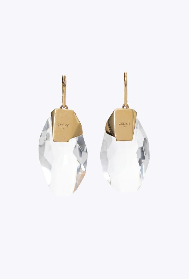 Céline 2024 Crystal Oval Earrings - 3