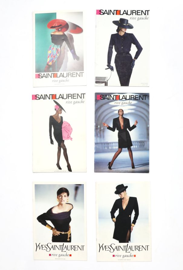 Vintage Yves Saint Laurent Rive Gauche Lookbook Set | Authentic