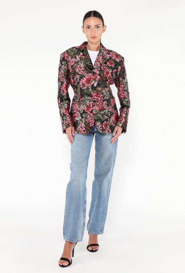 Comme des Garçons S/S 2023 Tailored Floral Blazer - 3