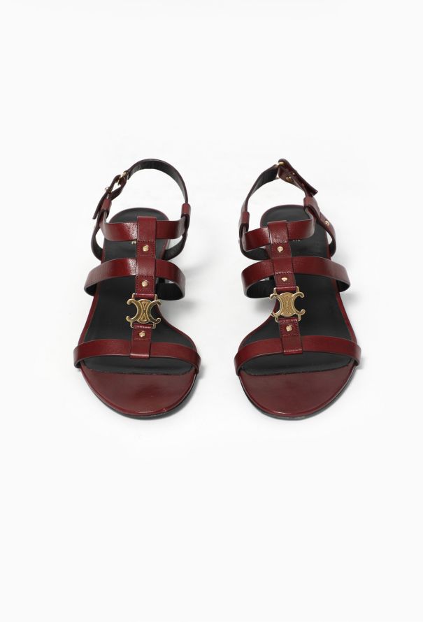 Leather Triomphe Sandals | Authentic & Vintage | ReSee