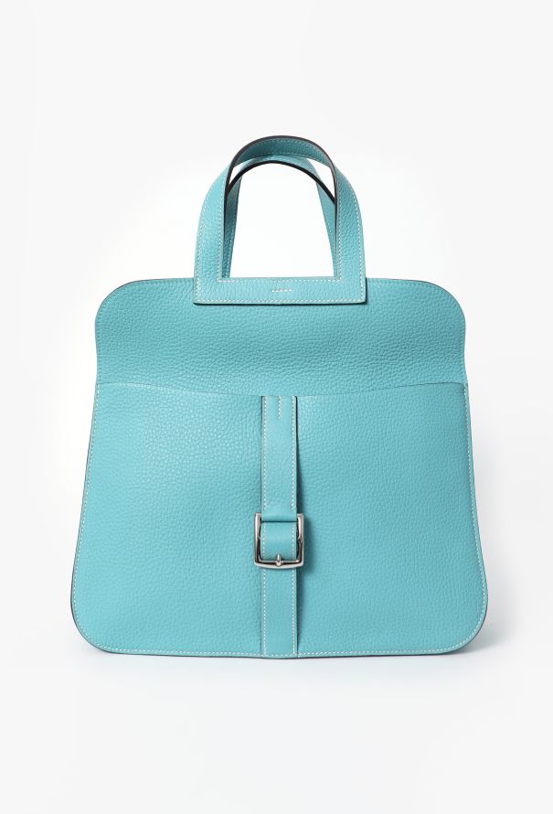 Hermès Bleu Jean Taurillon Clémence Halzan 31 - 3