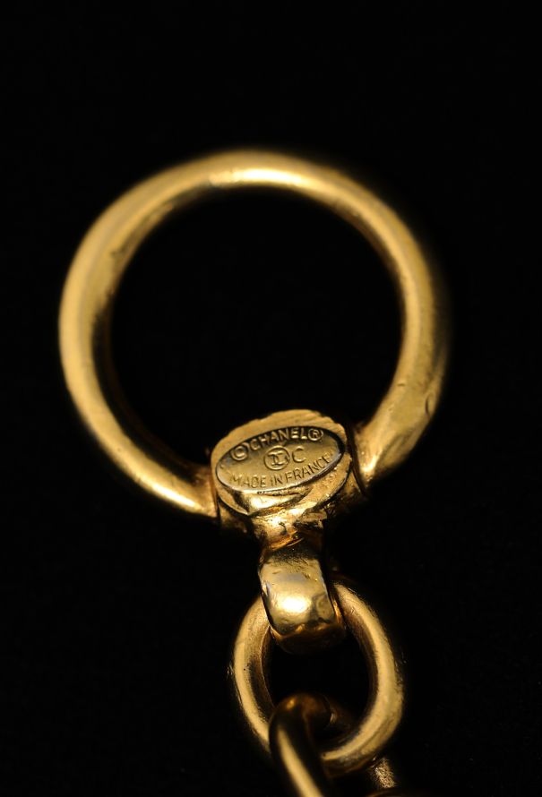 Chanel Vintage Amati Emblem Charm Bracelet - 5 Chanel Vintage Amati Emblem Charm Bracelet - 5
