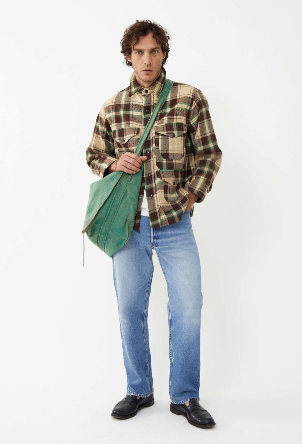 Men's Vintage 1960s French Messenger Bag - 1