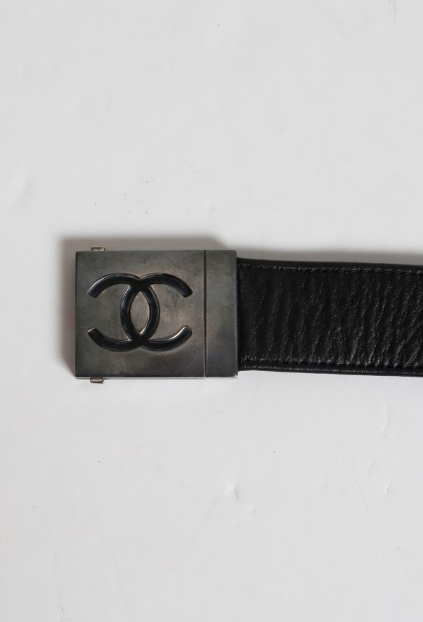 S/S 1996 'CC' Buckle Leather Belt