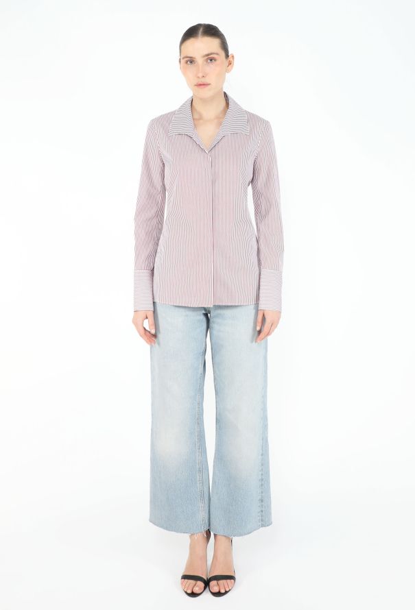 The Row 2022 Peg Striped Shirt - 4