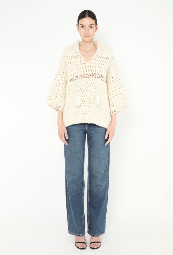 Céline 2021 Crochet Tassel Sweater - 2