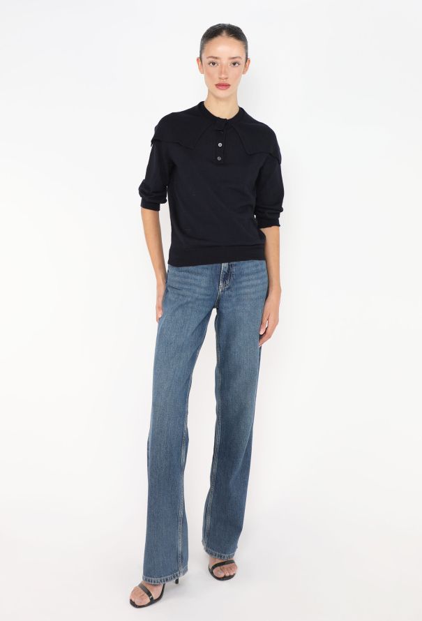 Dior F/W 2019 Cashmere Knit Polo Top - 1