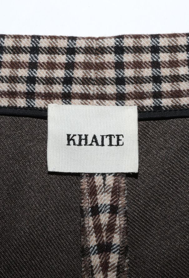 Khaite 2019 Ruby Flared Checkered Shorts - 5 Khaite 2019 Ruby Flared Checkered Shorts - 5