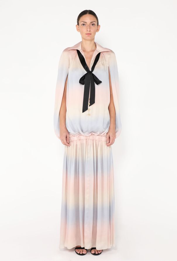 Chanel F/W 2024 Gradient Bow Maxi Dress - 1 Chanel F/W 2024 Gradient Bow Maxi Dress - 1