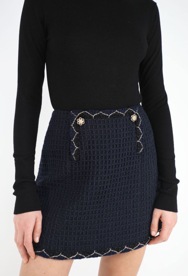 Chanel 2015 Paris-Salzburg Tweed Skirt - 4