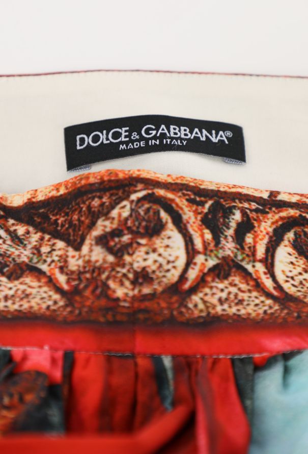 Dolce & Gabbana S/S 2013 Printed Pleated Skirt - 6