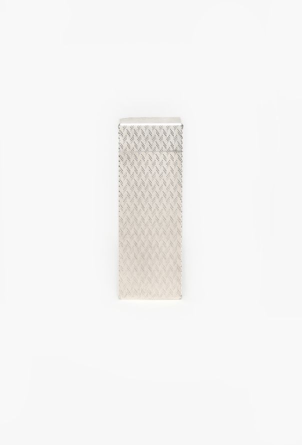 Cartier Vintage Silver Plated Guilloché Lighter - 1