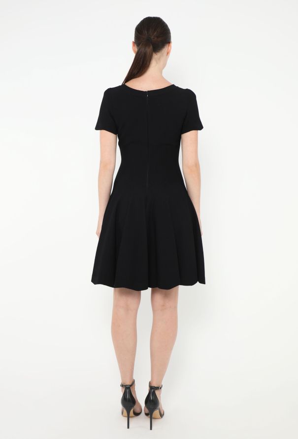Alaïa Classic Piqué Skater Dress - 4