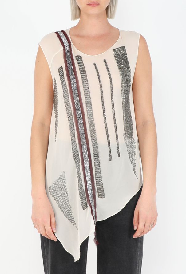 Chloé Embellished Silk Tunic, F/W 2002 - 1