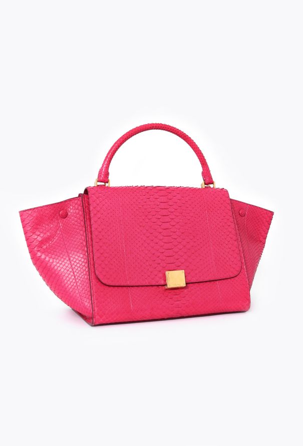 Céline Fuchsia Python Trapeze Bag - 3 Céline Fuchsia Python Trapeze Bag - 3
