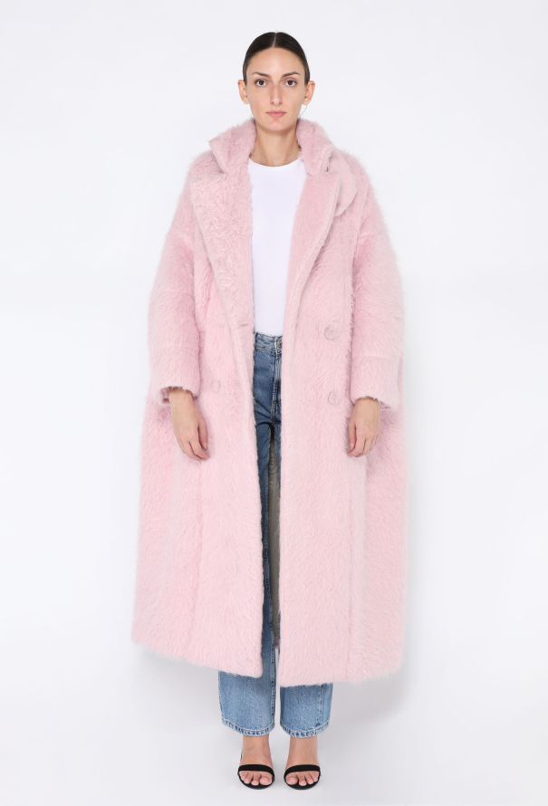 Dries Van Noten F/W 2024 Brushed Mohair Cocoon Coat - 3