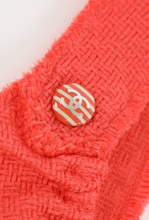 Chanel 2014 Tweed 'CC' Trim Dress - 7