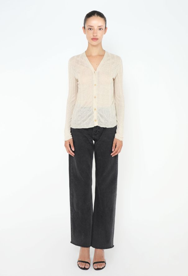 The Row 2023 Dwin Linen Cardigan - 2 The Row 2023 Dwin Linen Cardigan - 2