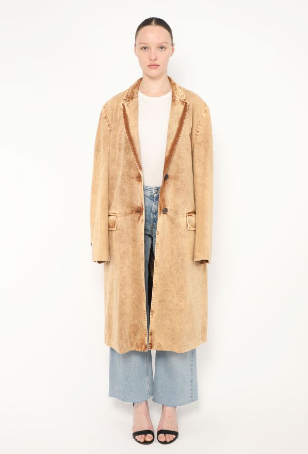 Miu Miu S/S 2023 Denim Emblem Coat - 3