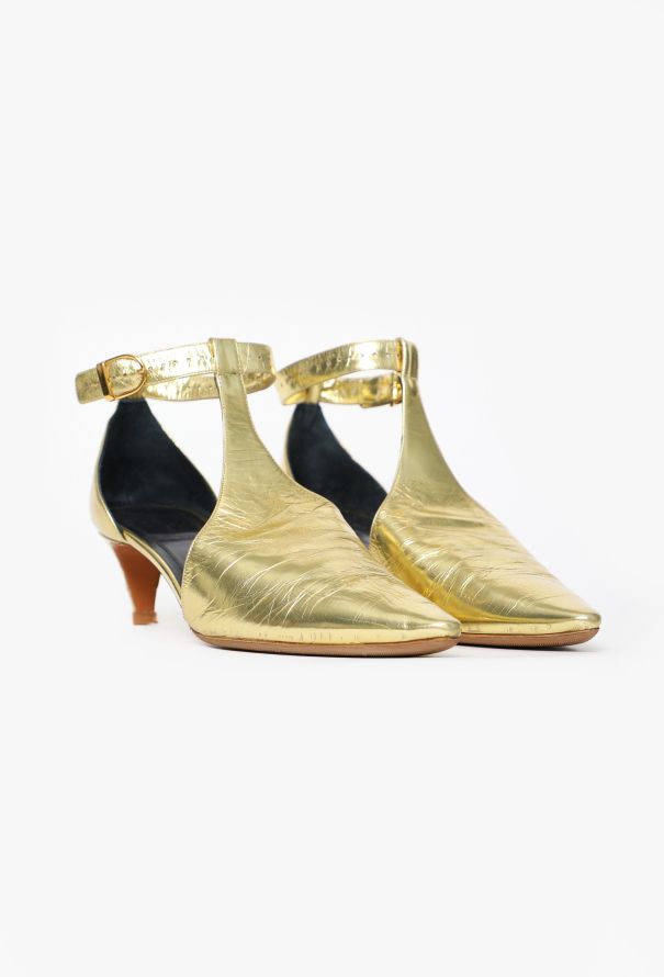 Céline Metallic Leather Pumps, F/W 2017 - 3