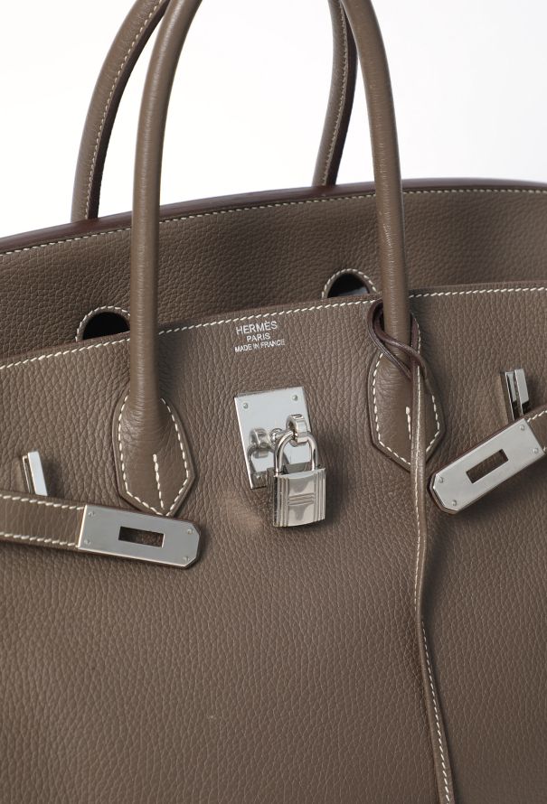 Hermès Étoupe Togo Birkin 35 - 13