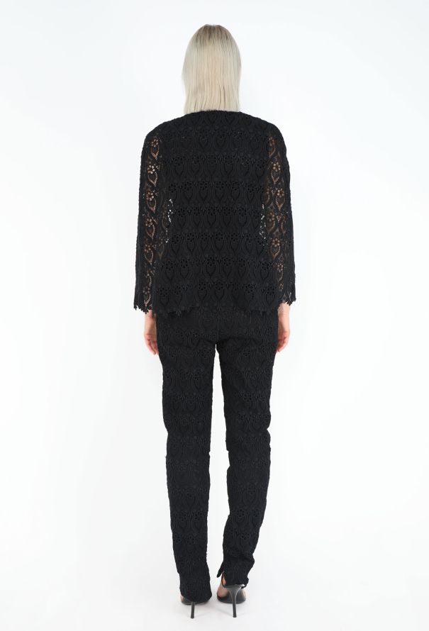 Valentino S/S 2013 Guipure Jumpsuit Ensemble - 8