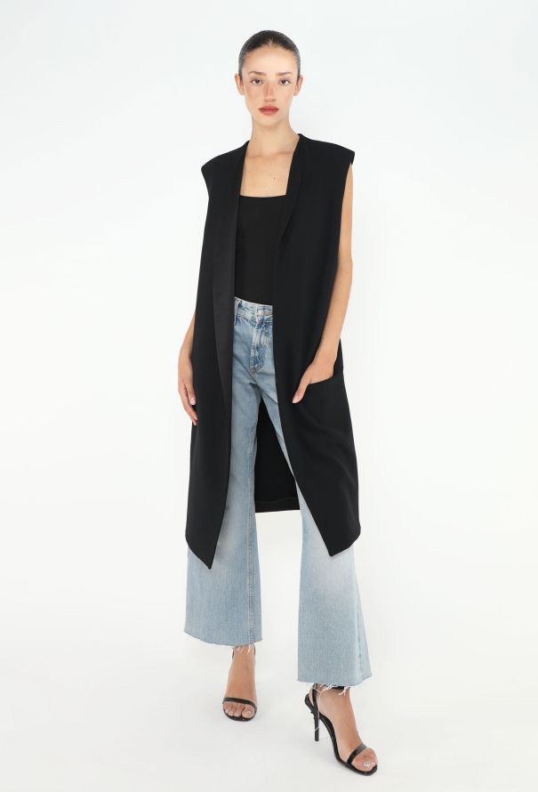 Céline Tailored Long Smoking Vest - 3 Céline Tailored Long Smoking Vest - 3