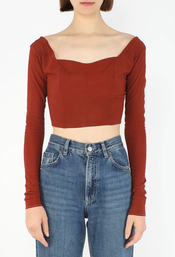 Dolce & Gabbana Off-Shoulder Crêpe Top, 1990s - 3