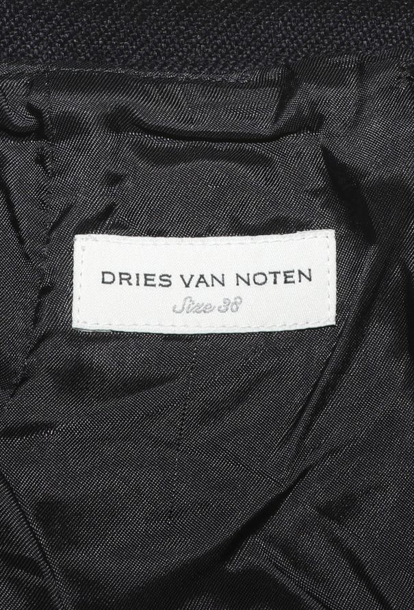 Dries Van Noten 2024 Navy Twill Trumpet Skirt - 4 Dries Van Noten 2024 Navy Twill Trumpet Skirt - 4