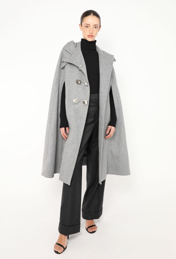 Paco Rabanne F/W 2020 Felted Mod Cape - 4